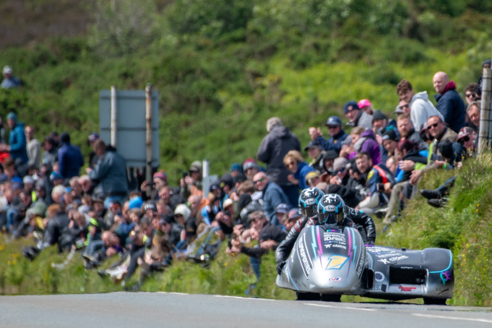 TT 2025: History Making Crowes Surge To Third Sidecars Success