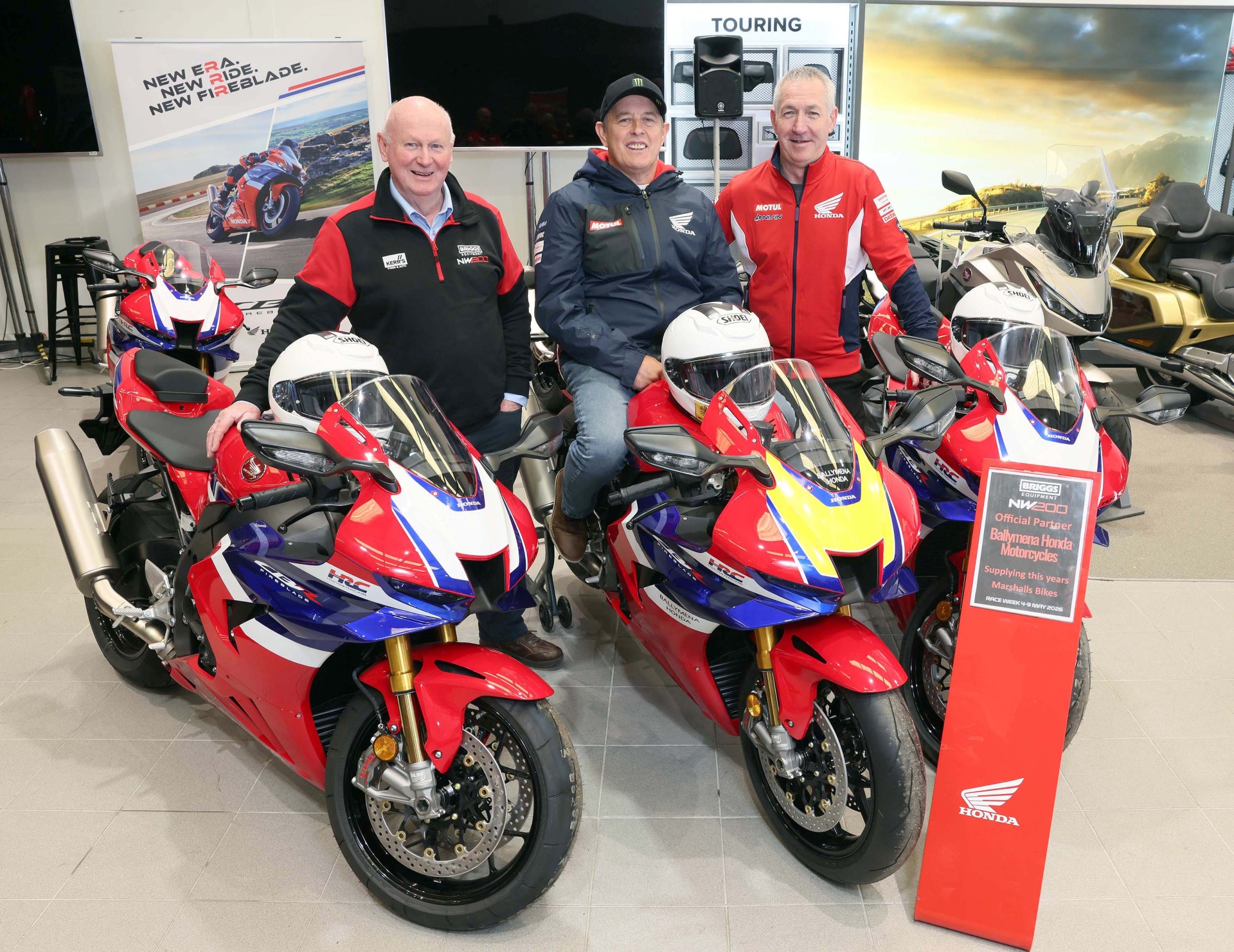 NW200: Ballymoney Honda, Feridax Support For Travelling Marshals